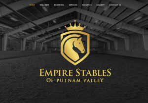 Empire Stables of Putnam, website design-by depinho design of Mahopac