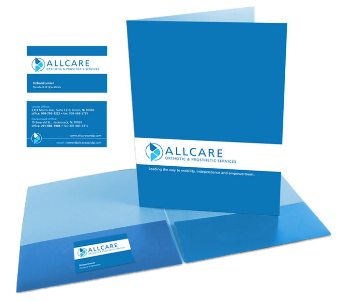 Allcare pocket folder by DePinho Design