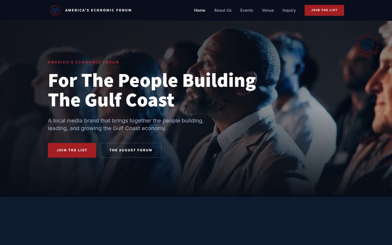 American Economic Forum homepage