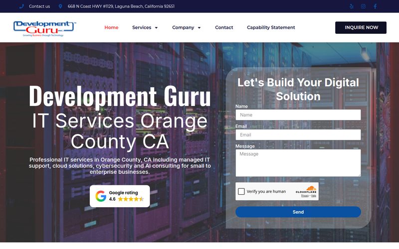 Development Guru homepage